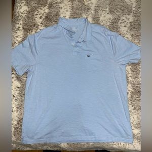 Light Blue Vineyard Vines Polo Short Sleeve